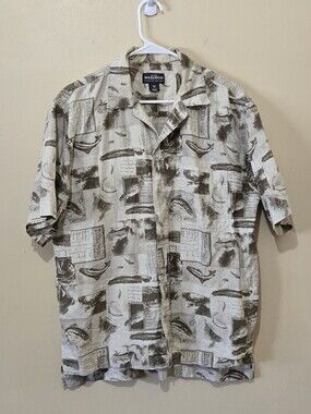 Woolrich Fly Fishing Short Sleeve Button Down Shirt